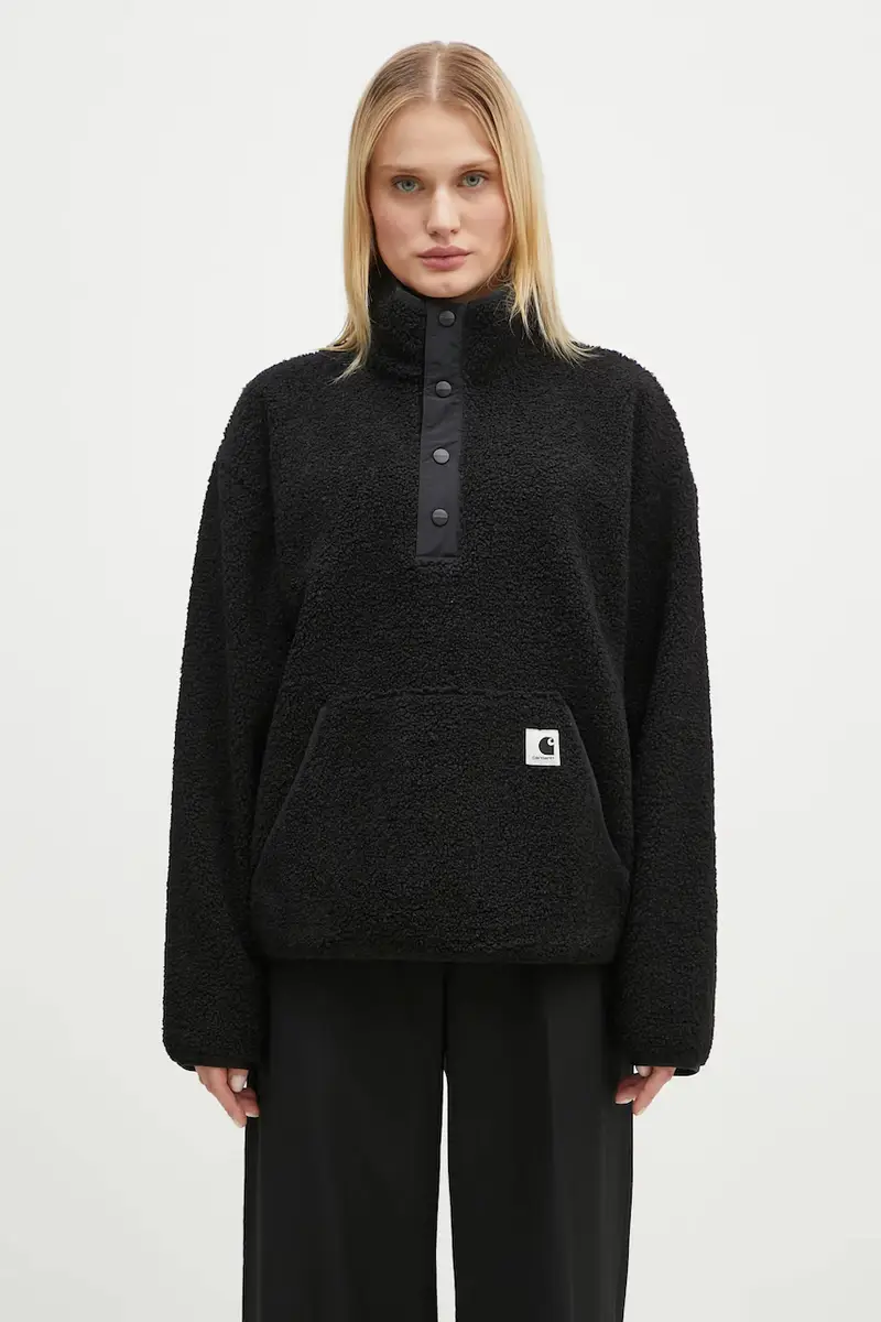 felpa in pile Elliot High Neck Liner colore nero I032241.00EXX