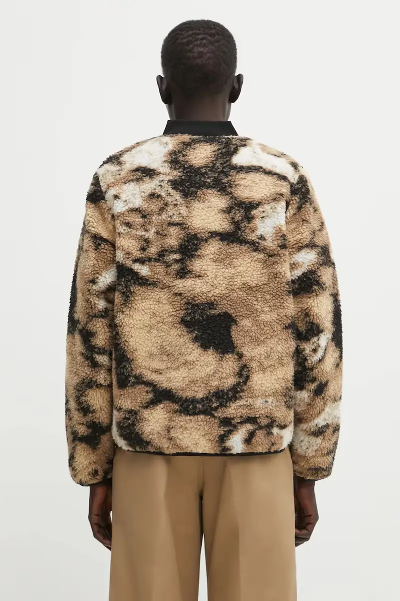 felpa in pile W' Janet Liner donna colore beige I035697.3BNXX miniatura 3