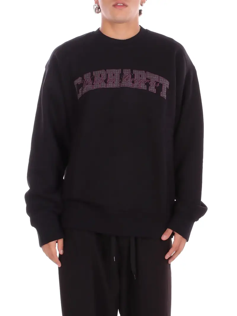 Felpa Unisex CARHARTT WIP Black Big school sweatshirt