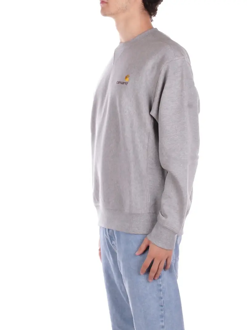 Felpa Unisex CARHARTT WIP Grey American script miniatura 2