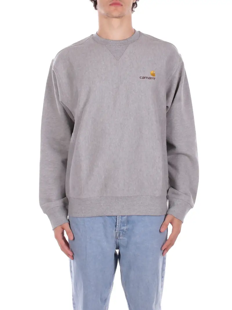 Felpa Unisex CARHARTT WIP Grey American script