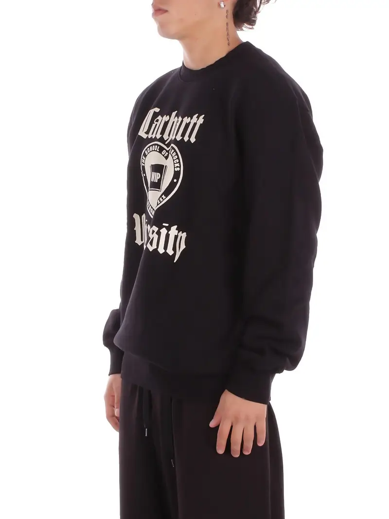 Felpa Uomo CARHARTT WIP Black Schooling sweatshirt miniatura 2