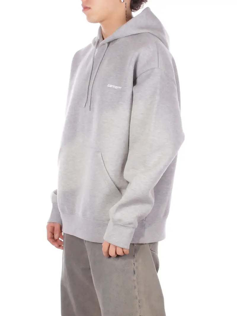 Felpa Uomo CARHARTT WIP Grey Hooded alda sweatshirt miniatura 2