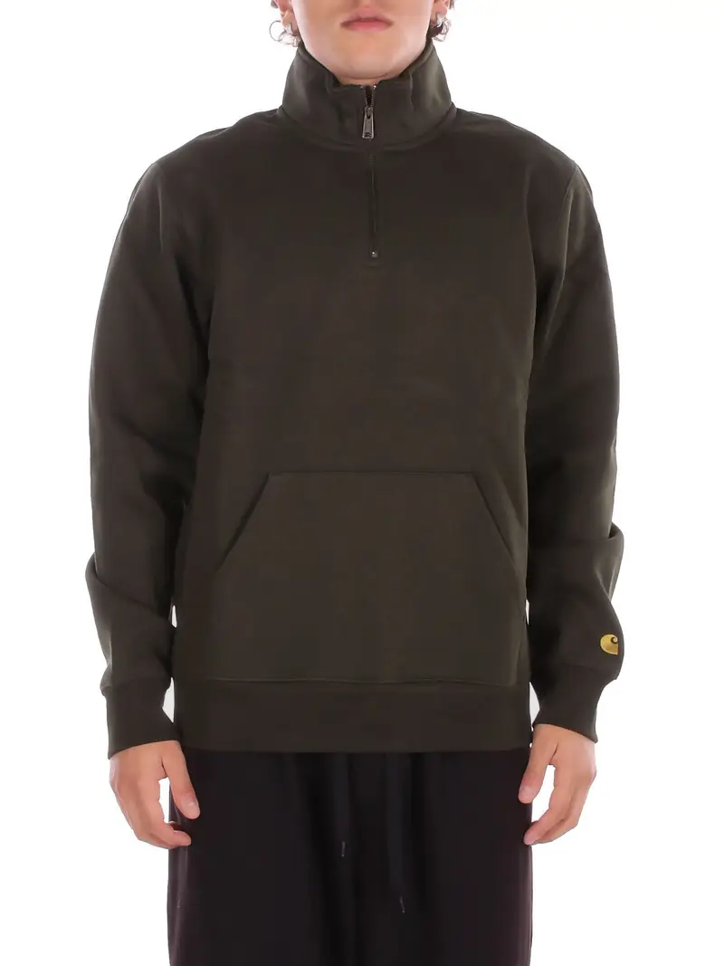 Felpa Uomo CARHARTT WIP Oliva Chase neck zip