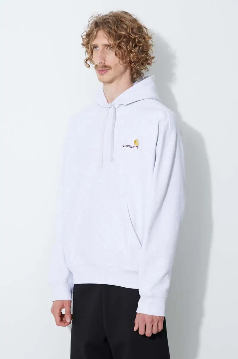 felpa uomo Grigio miniatura 3