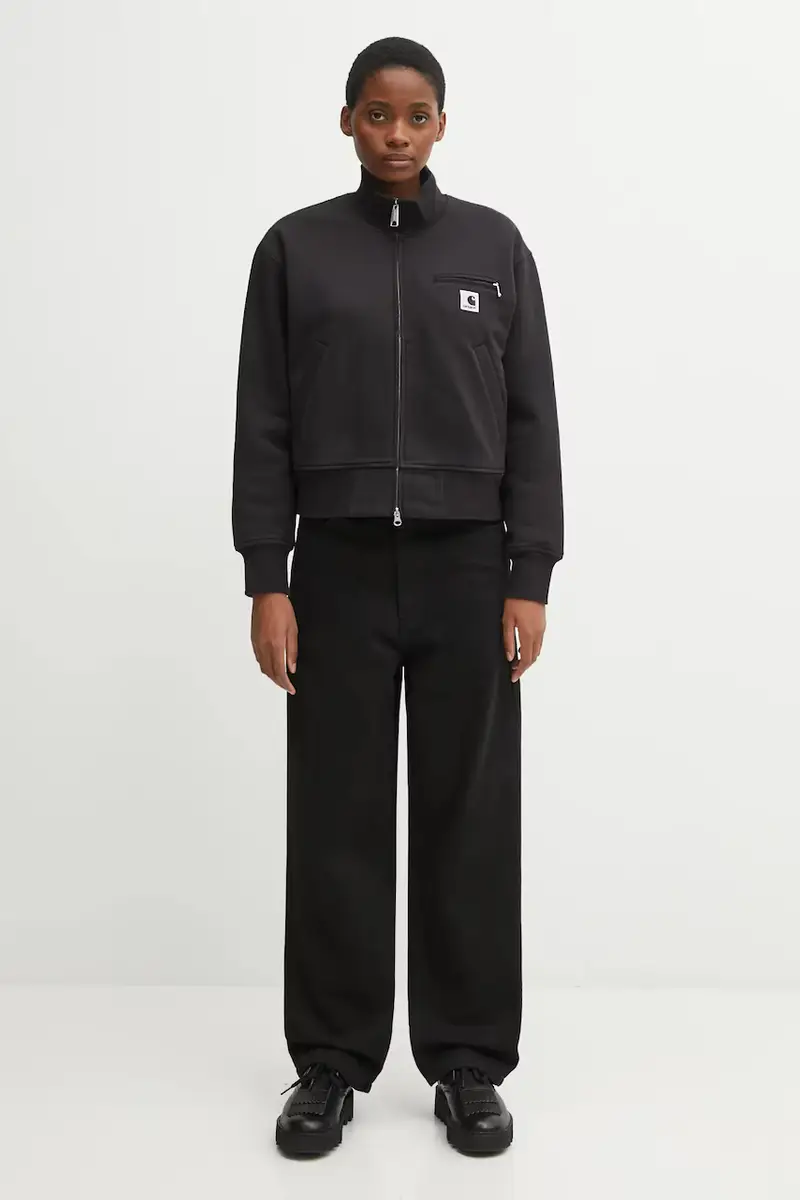 felpa W' Detroit Sweat Jacket donna colore nero I035703.8906 miniatura 5