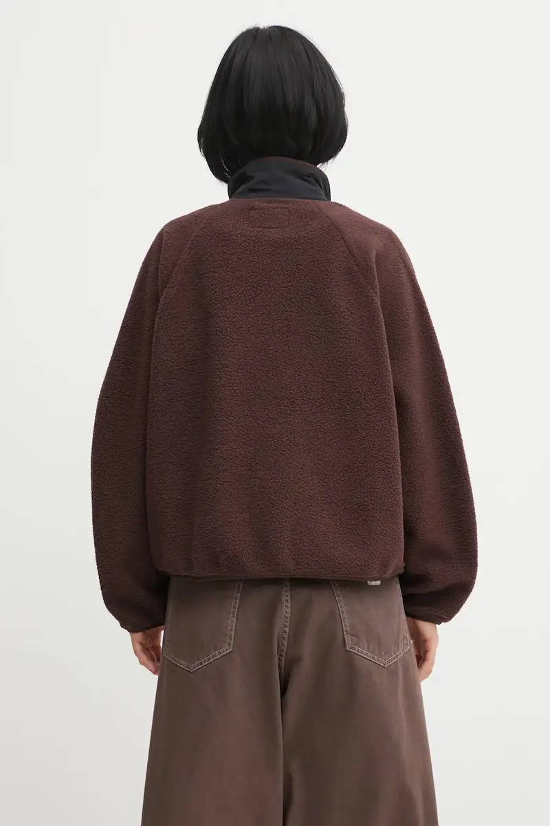 felpa W' Flynn Fleece Jacket donna colore marrone I035460.3ANXX miniatura 3