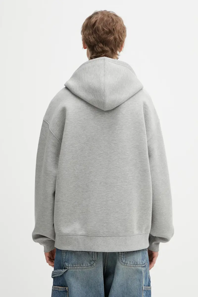 felpa W Hooded Alda Jacket donna colore grigio con cappuccio I036028.00DXX miniatura 3