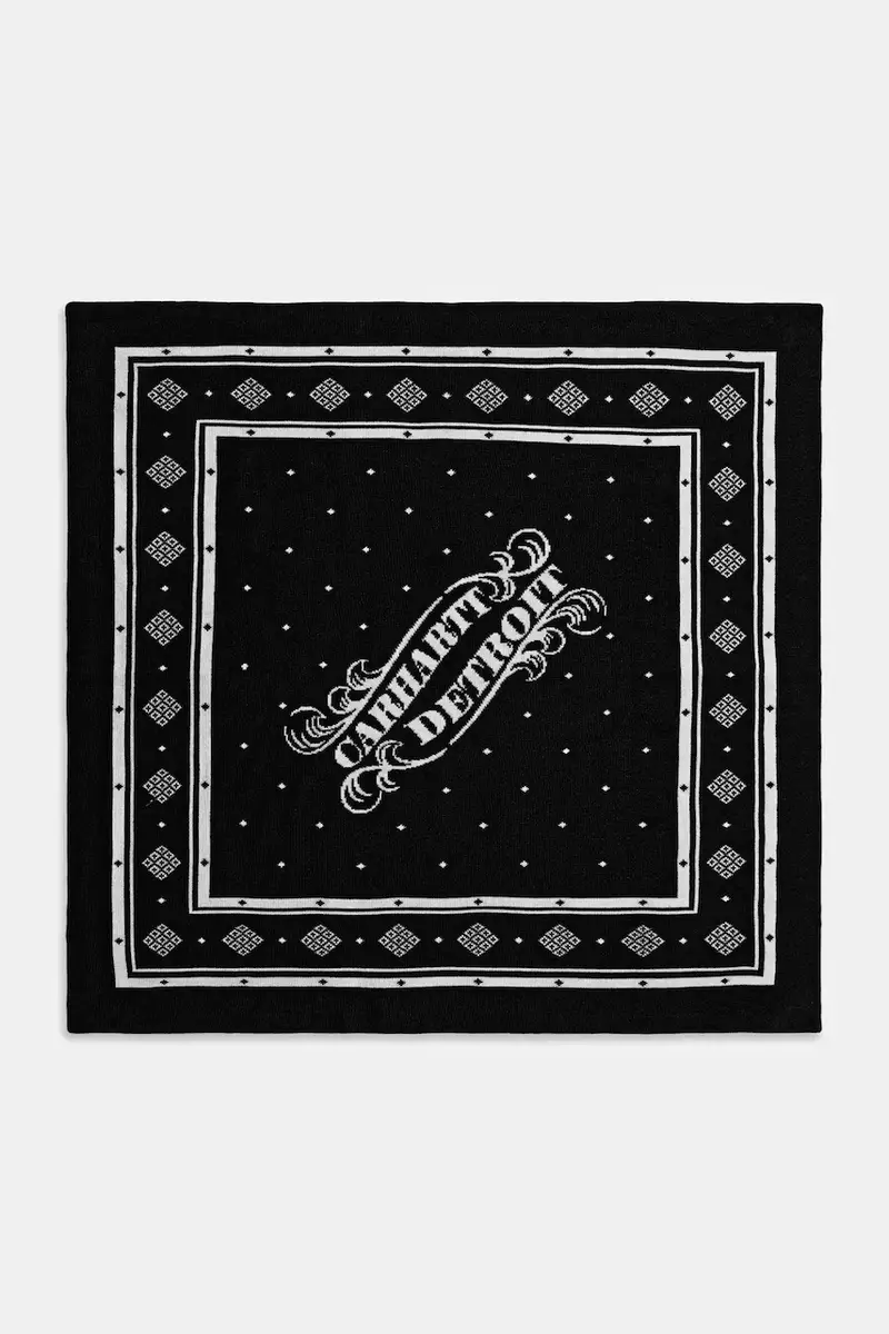 foulard in cotone 3 One 3 Bandana colore nero I035517.K02XX
