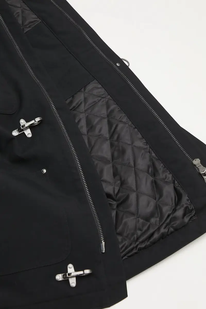 giacca Adair Coat Nero miniatura 5