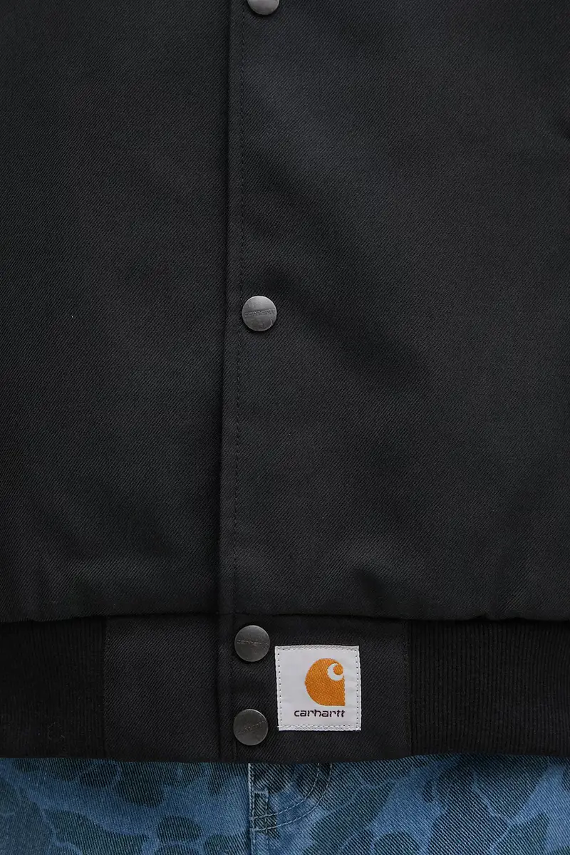 giacca bomber con lana Ray Jacket colore nero I035622.8901 miniatura 4