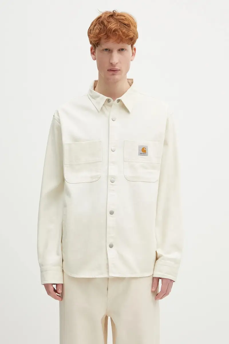 giacca camicia Crawford Shirt Jac colore beige I034524.05XX