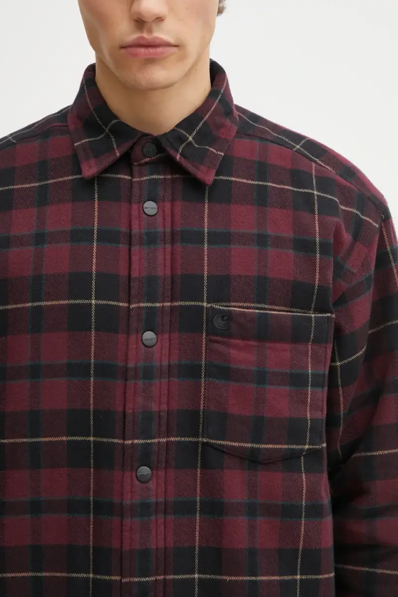 giacca camicia Gargan Shirt Jac uomo colore granata I035322.35YXX miniatura 4