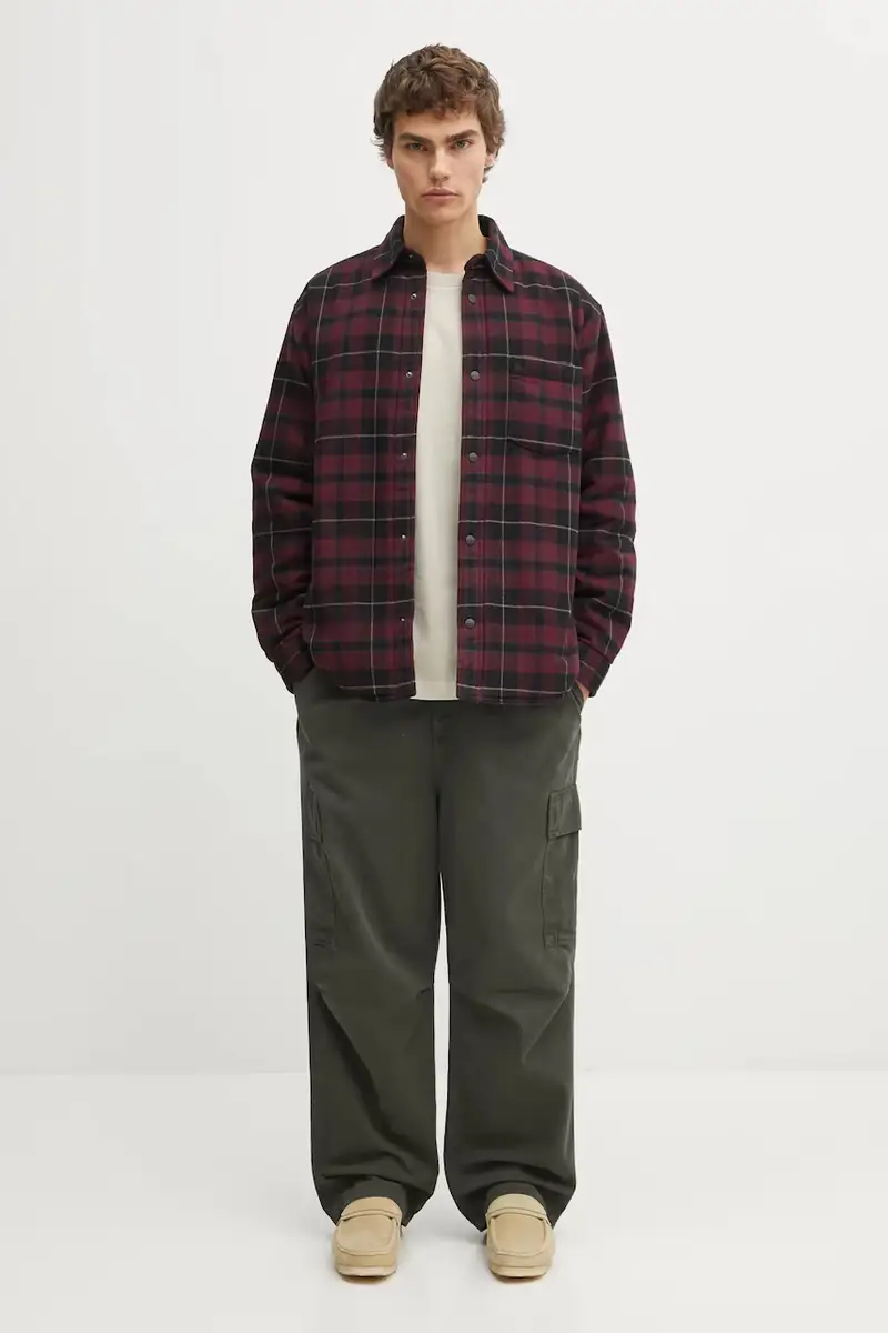 giacca camicia Gargan Shirt Jac uomo colore granata I035322.35YXX miniatura 5