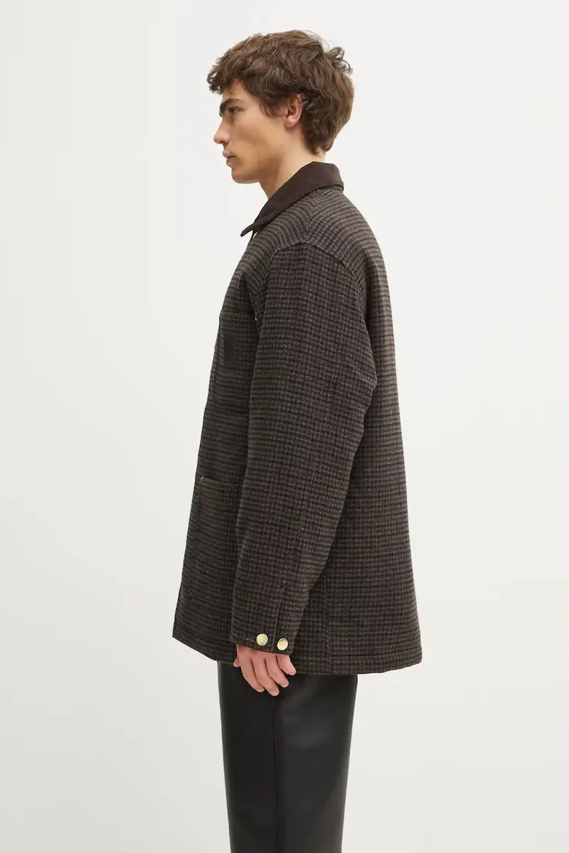 giacca con lana Lowis Chore Coat colore marrone I035344.35MXX miniatura 2