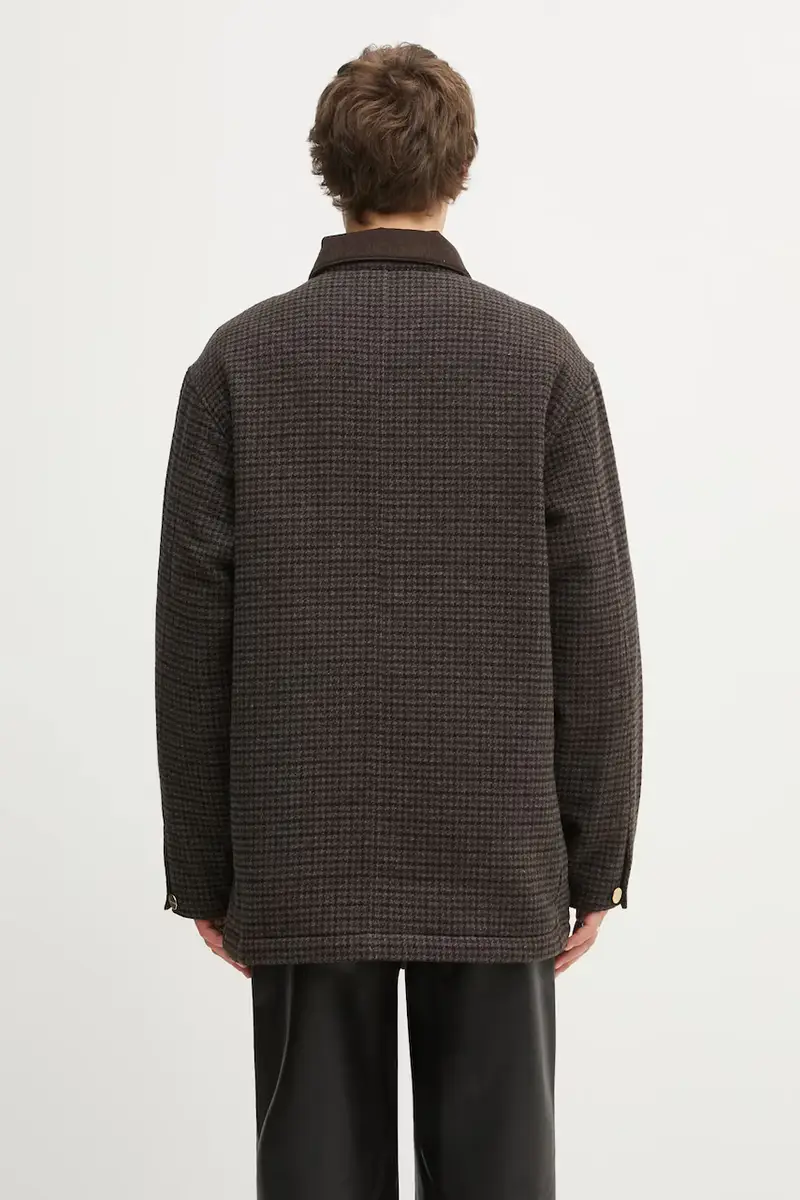 giacca con lana Lowis Chore Coat colore marrone I035344.35MXX miniatura 3