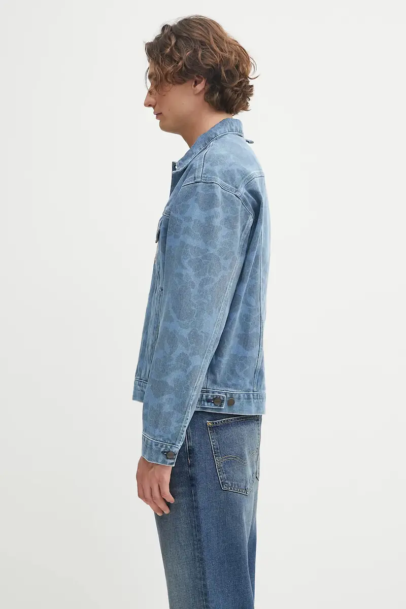 giacca di jeans Duck Helston Jacket colore verde I033766.2I235 miniatura 2