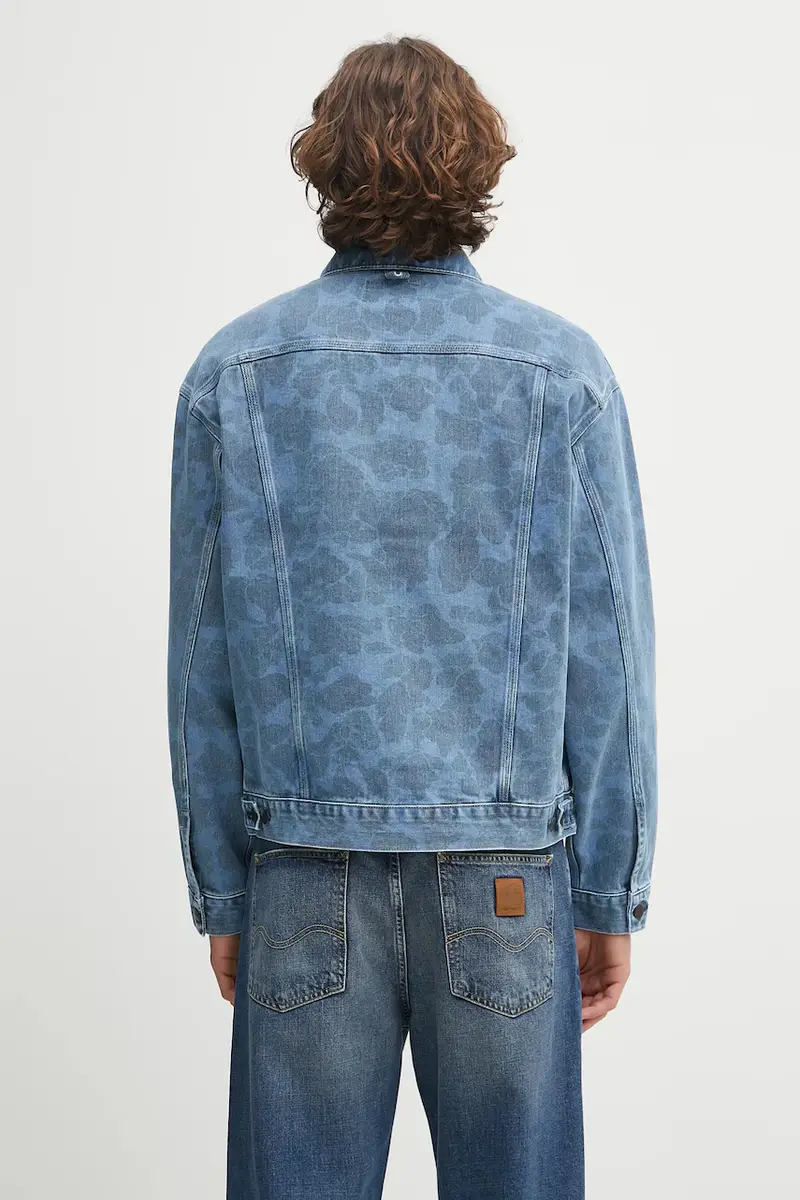 giacca di jeans Duck Helston Jacket colore verde I033766.2I235 miniatura 3