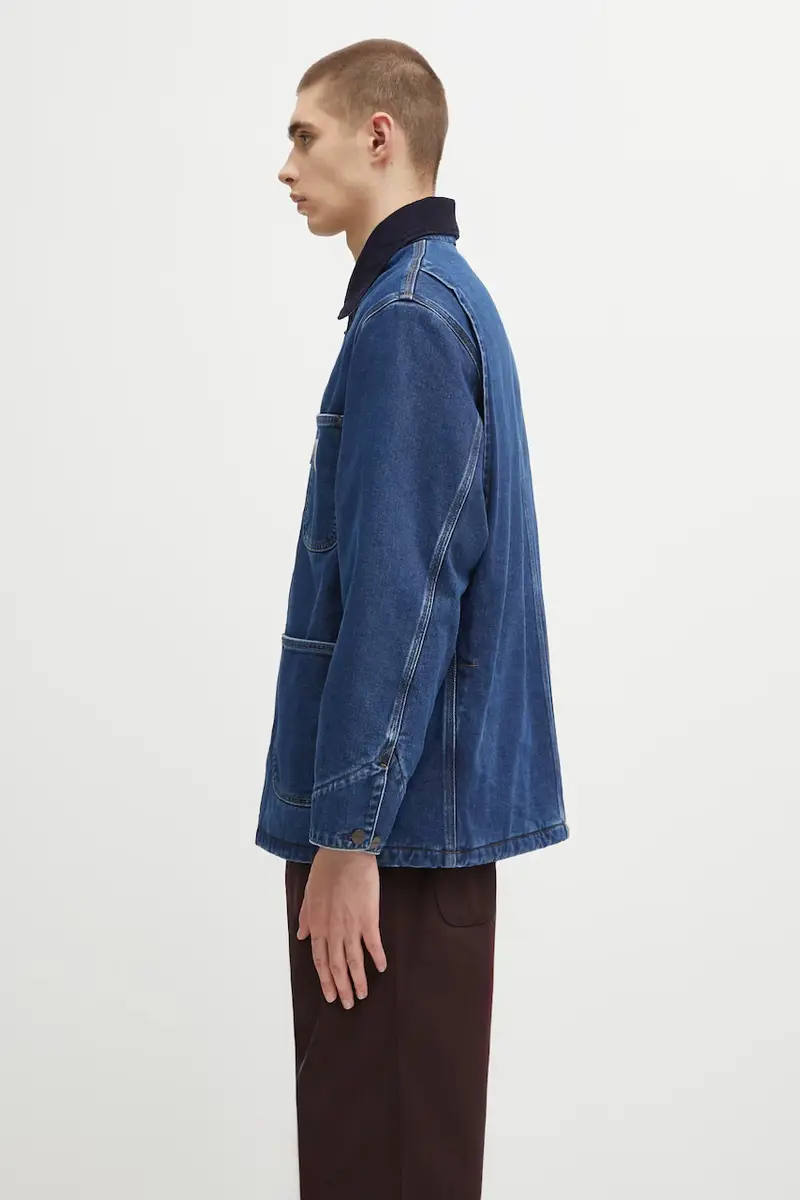 giacca di jeans OG Chore Coat colore blu I035877.45306 miniatura 2