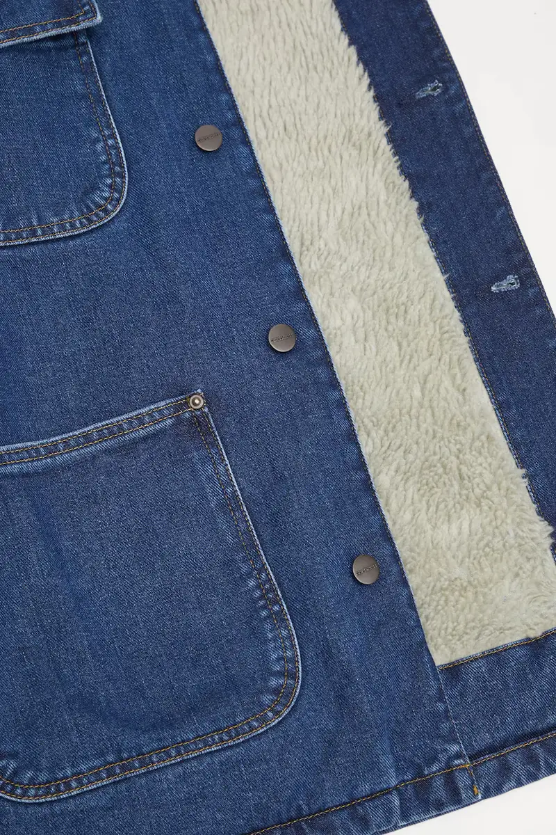 giacca di jeans OG Chore Coat colore blu I035877.45306 miniatura 5