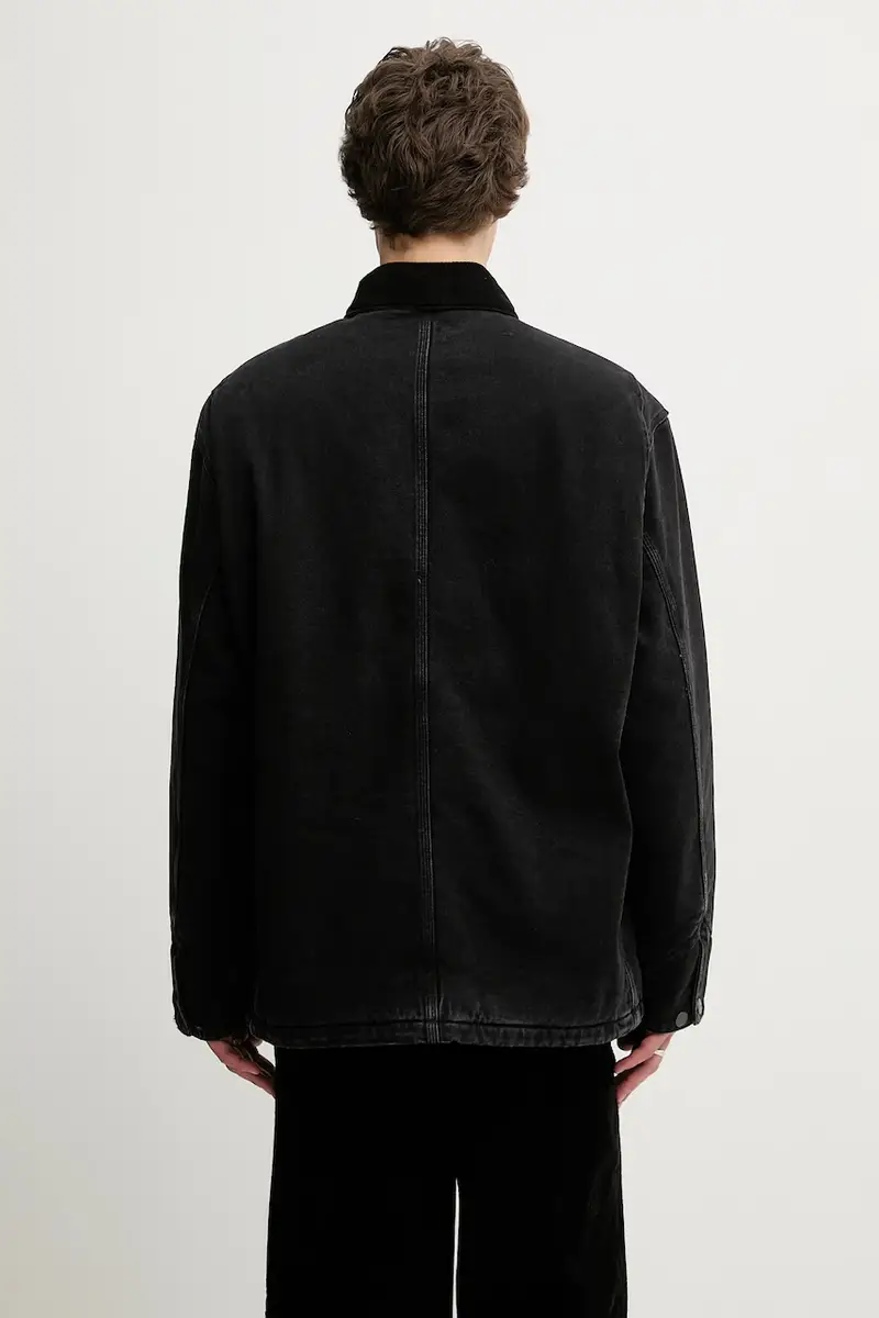 giacca di jeans OG Chore Coat colore nero I035877.0 miniatura 3