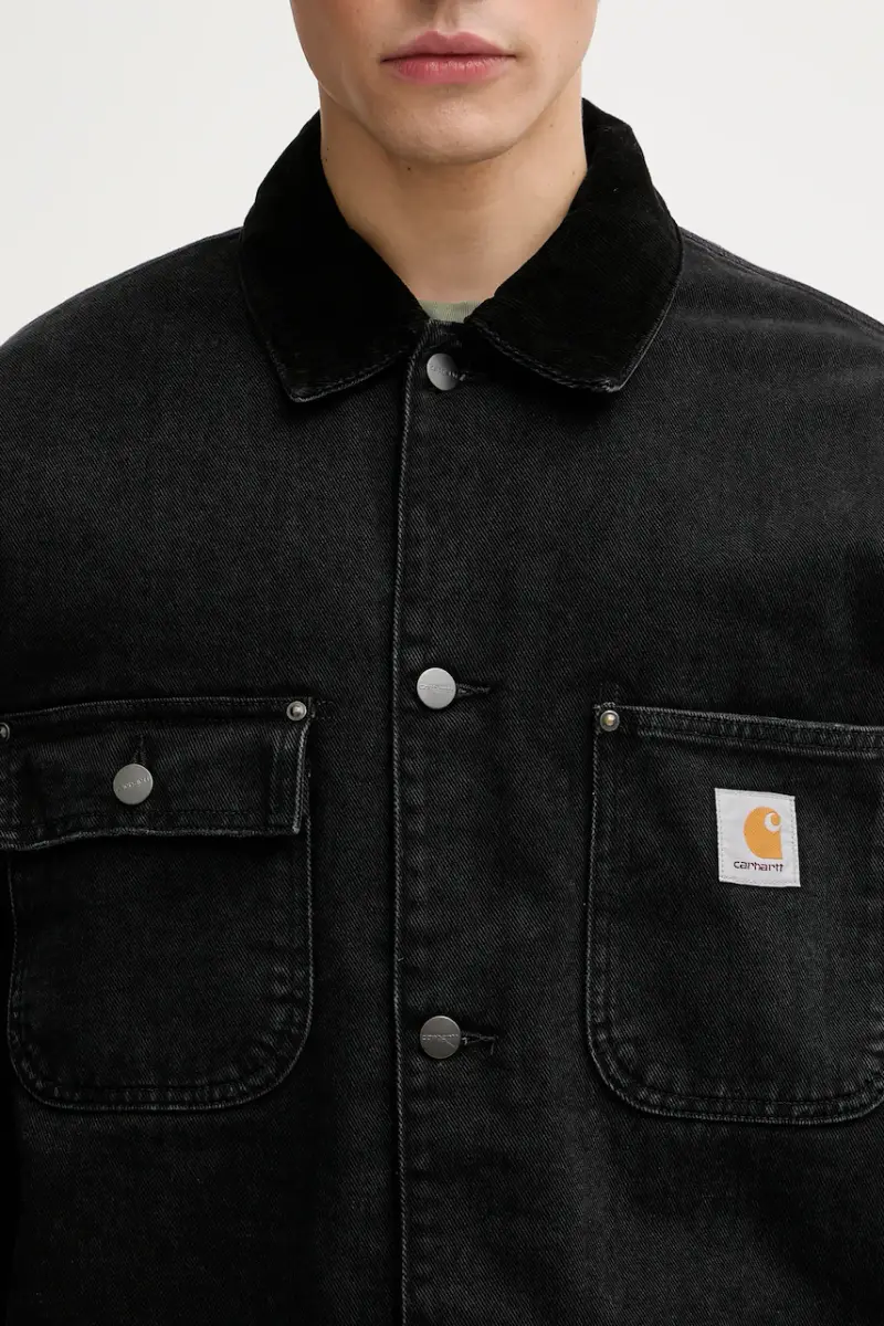 giacca di jeans OG Chore Coat colore nero I035877.0 miniatura 4