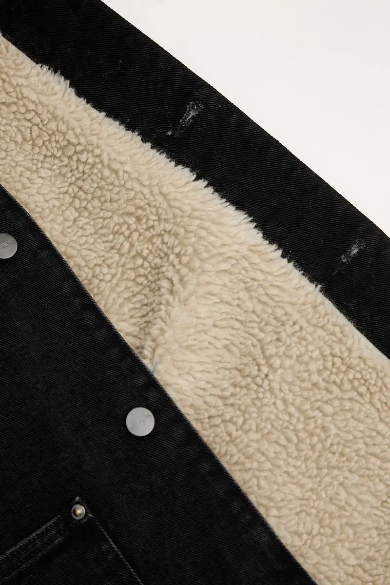 giacca di jeans OG Chore Coat colore nero I035877.0 miniatura 5