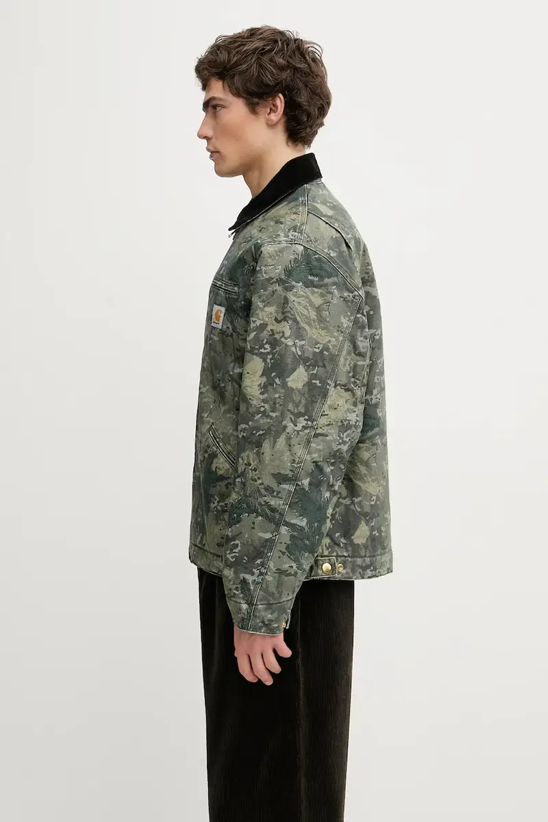 giacca di jeans OG Detroit Jacket colore verde I035614.3BL06 miniatura 2