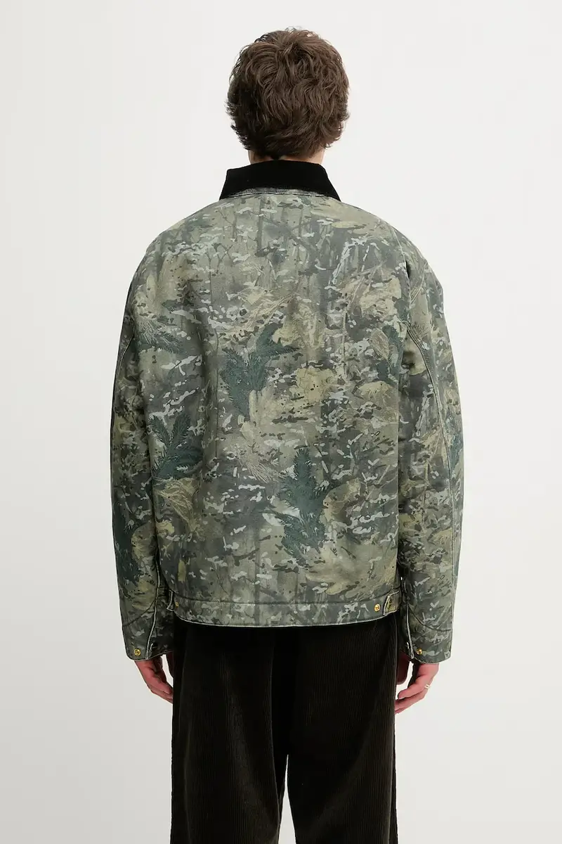 giacca di jeans OG Detroit Jacket colore verde I035614.3BL06 miniatura 3