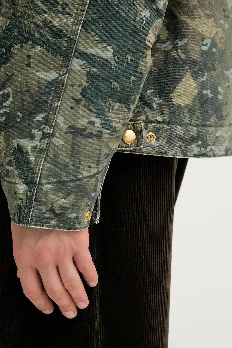 giacca di jeans OG Detroit Jacket colore verde I035614.3BL06 miniatura 5