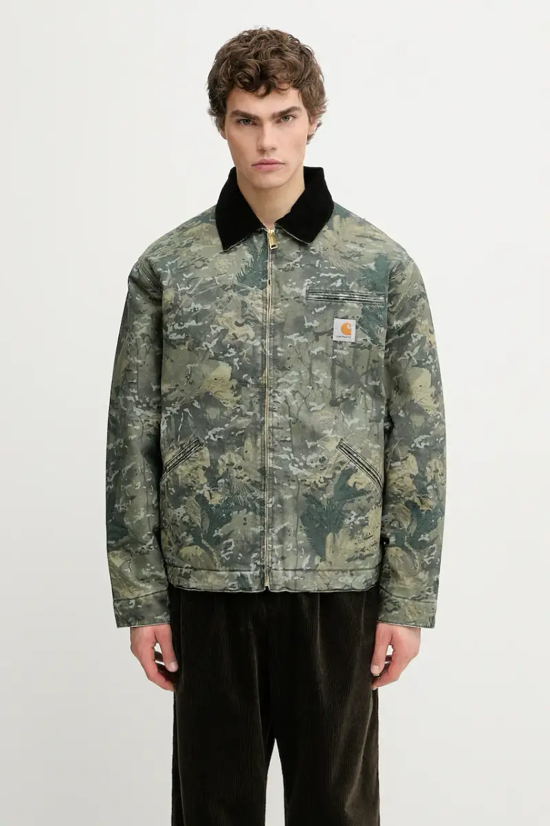 giacca di jeans OG Detroit Jacket colore verde I035614.3BL06