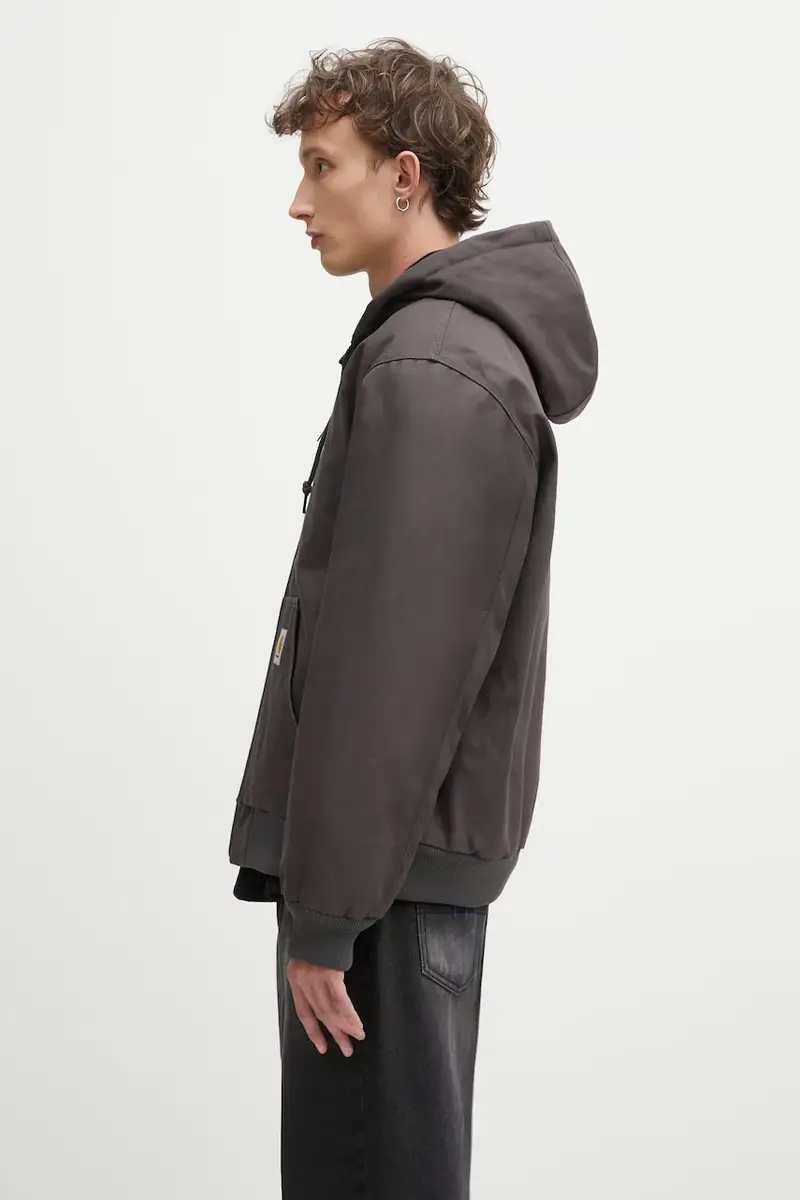 giacca in cotone Active Jacket colore grigio I023083.8701 miniatura 2