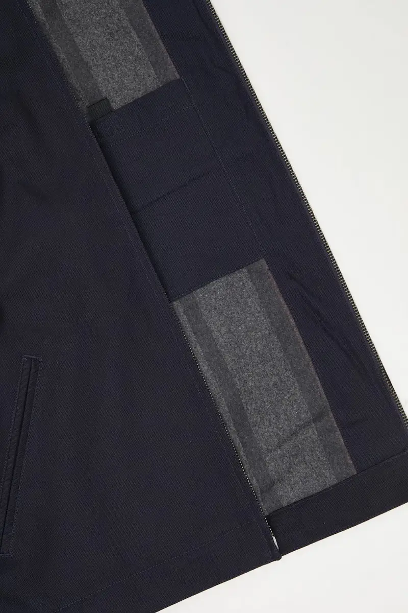 giacca in cotone Detroit Jacket colore blu navy I015264.0DI01 miniatura 5