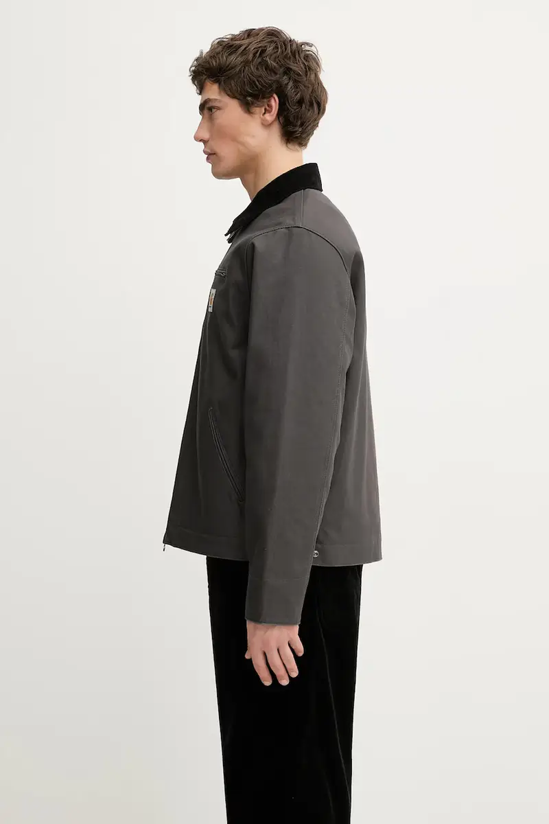 giacca in cotone Detroit Jacket colore grigio I015264.3CL01 miniatura 2