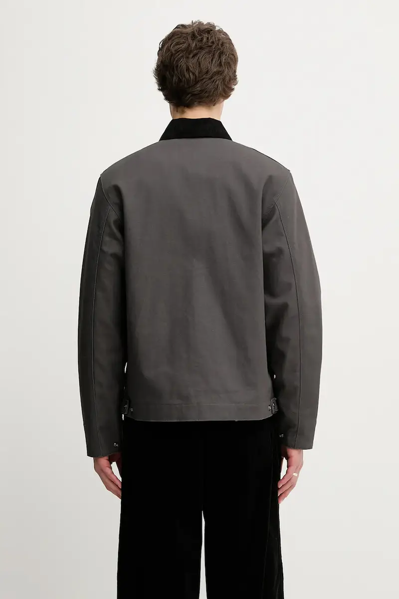 giacca in cotone Detroit Jacket colore grigio I015264.3CL01 miniatura 3