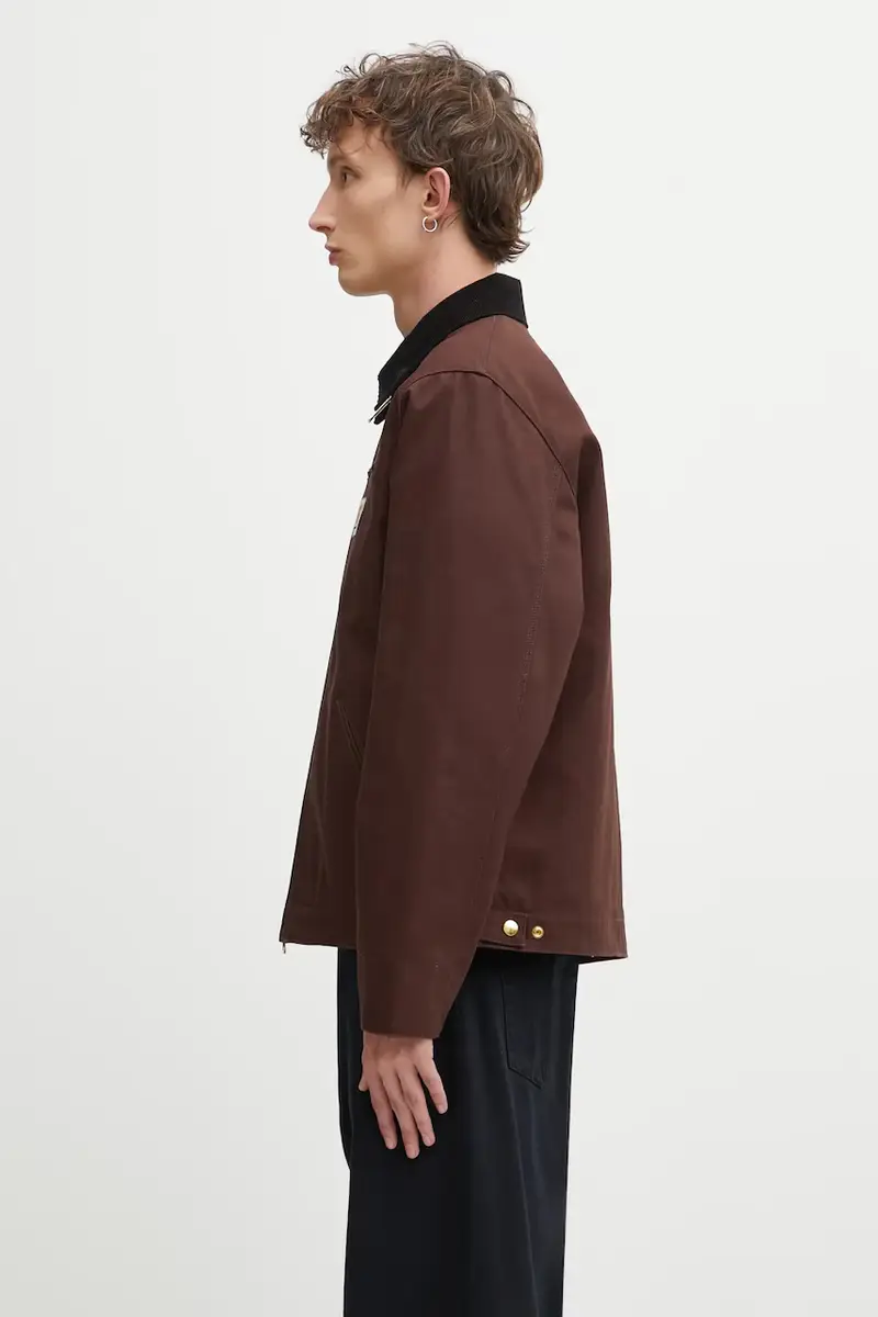 giacca in cotone Detroit Jacket colore marrone I015264.1YL01 miniatura 2