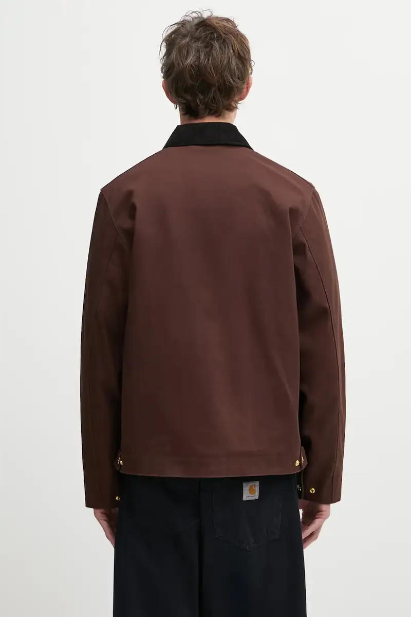 giacca in cotone Detroit Jacket colore marrone I015264.1YL01 miniatura 3