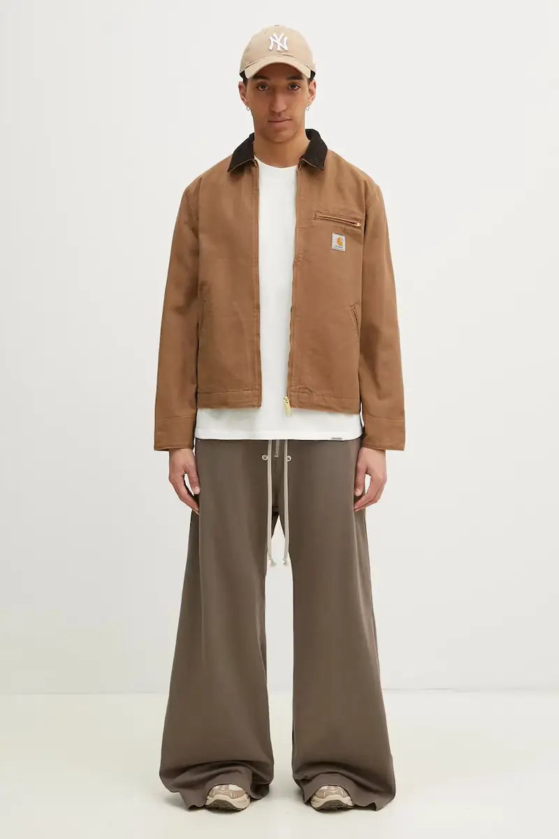 giacca in cotone Detroit Jacket colore marrone I033112.00S02 miniatura 5