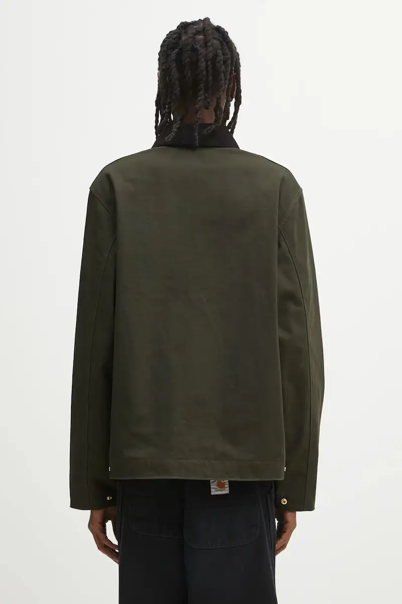 giacca in cotone Detroit Jacket colore verde I015264.3CM01 miniatura 3