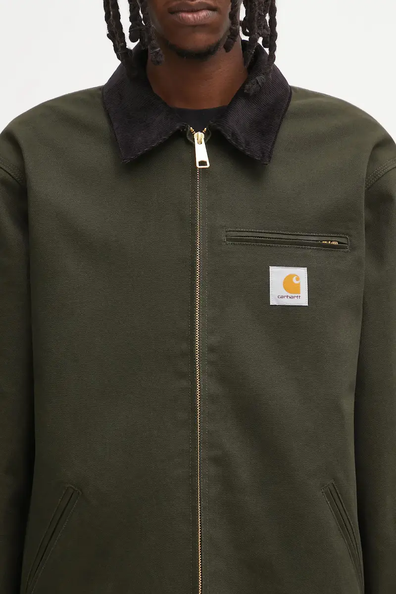 giacca in cotone Detroit Jacket colore verde I015264.3CM01 miniatura 4