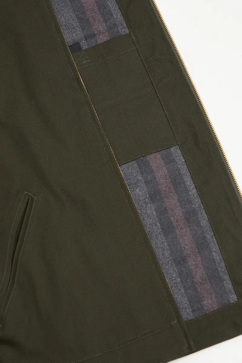 giacca in cotone Detroit Jacket colore verde I015264.3CM01 miniatura 5