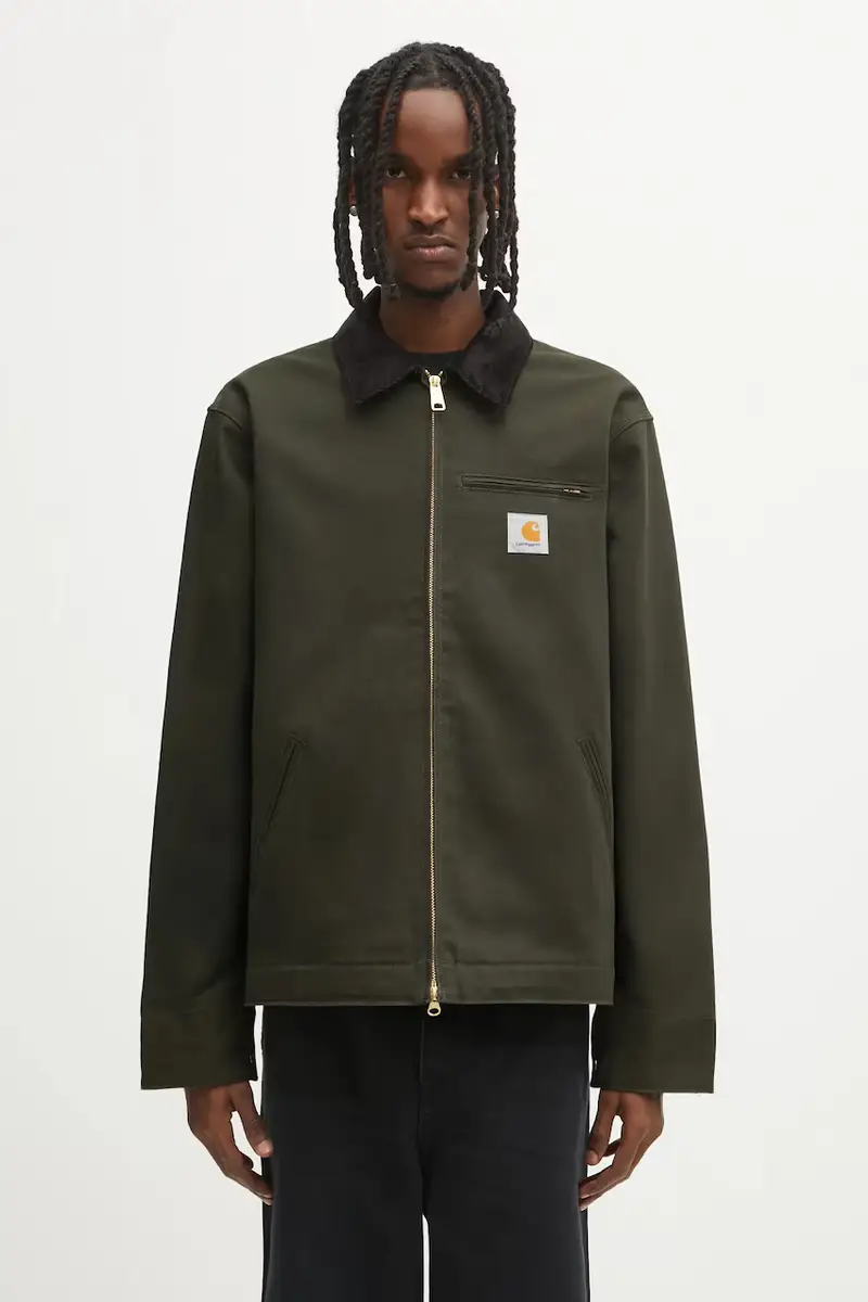 giacca in cotone Detroit Jacket colore verde I015264.3CM01