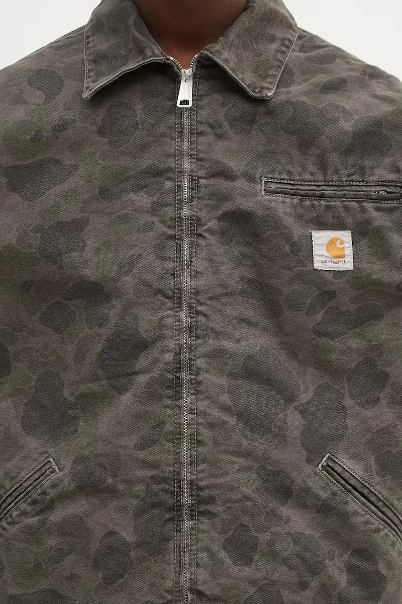 giacca in cotone Duck Detroit Jacket colore verde I034281.3ELGD miniatura 4