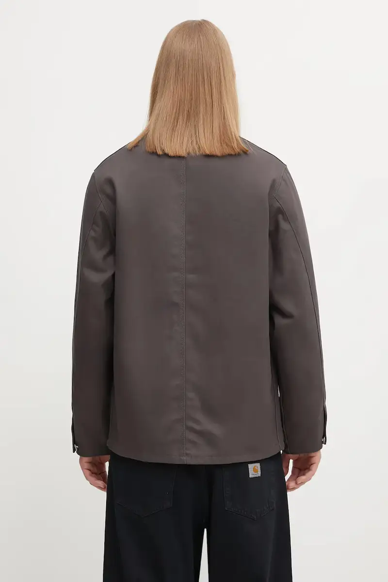 giacca in cotone Michigan Coat colore grigio I015261.3CL01 miniatura 3