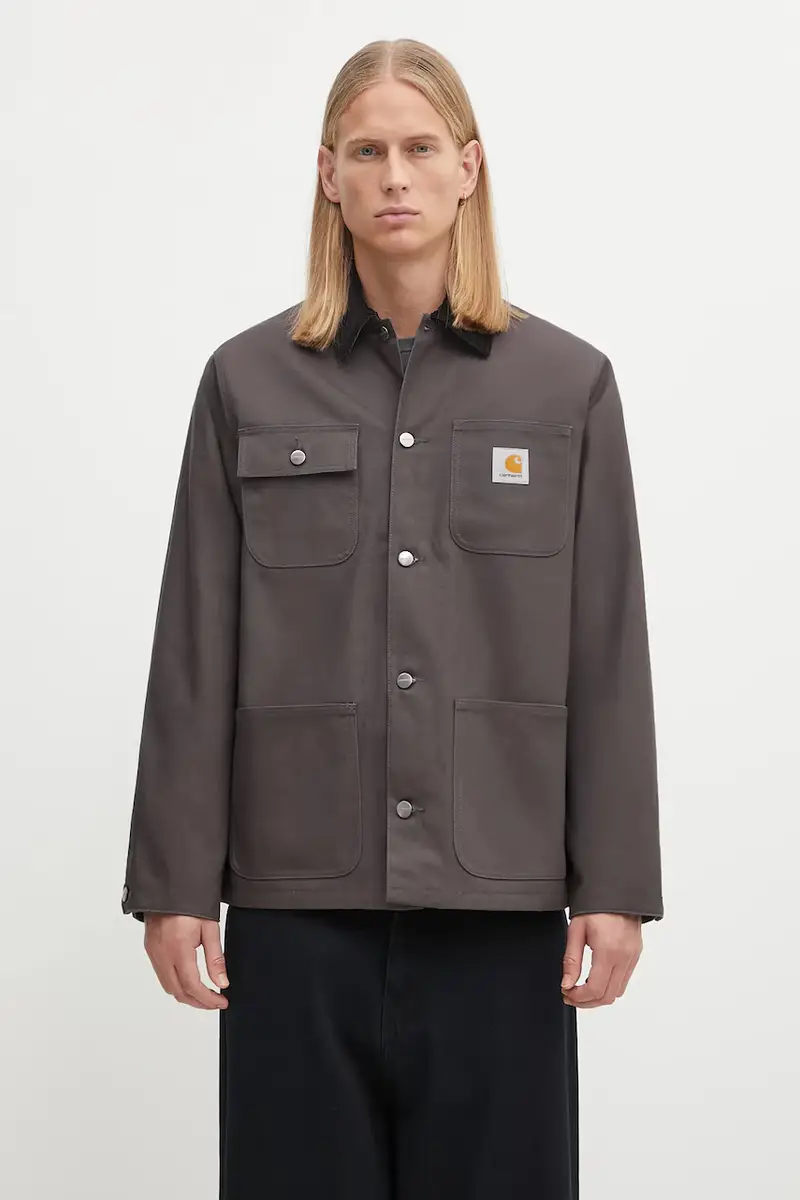 giacca in cotone Michigan Coat colore grigio I015261.3CL01