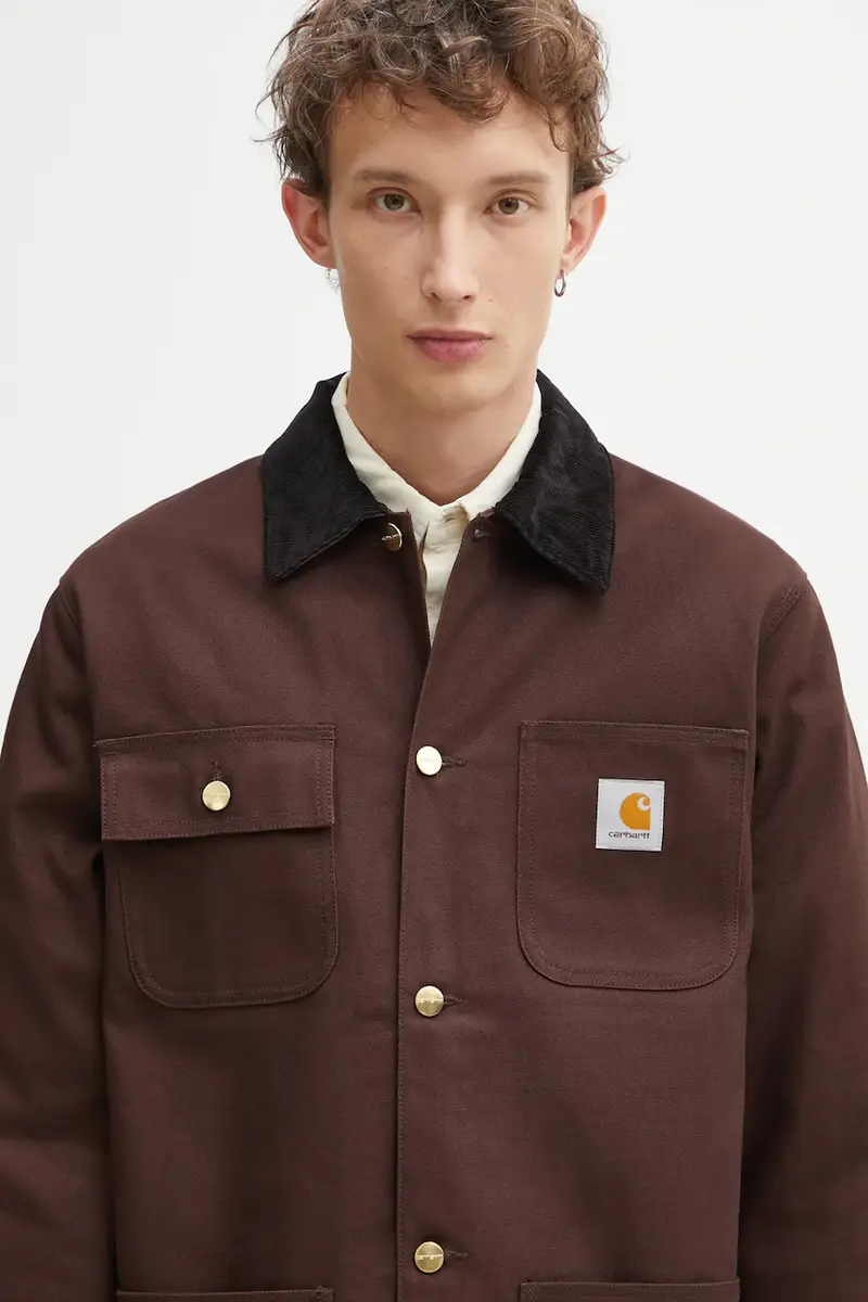 giacca in cotone Michigan Coat colore marrone I015261.1YL01 miniatura 4