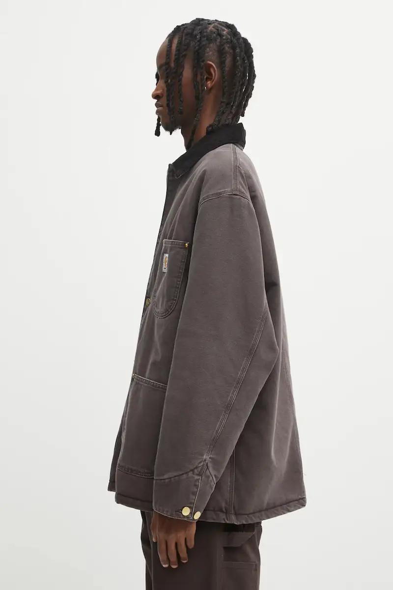 giacca in cotone OG Chore Coat colore marrone I035613.1YL4O miniatura 2