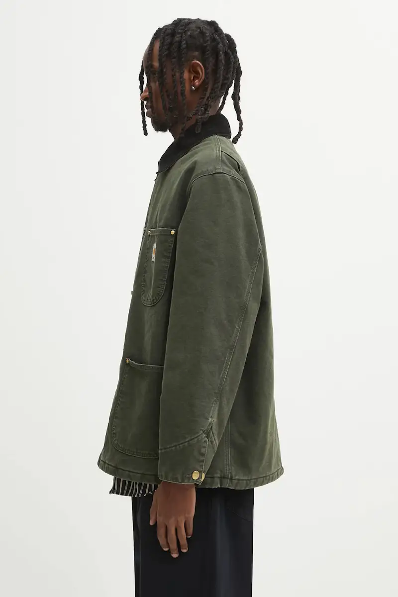 giacca in cotone OG Chore Coat colore verde I035613.3CM4O miniatura 2