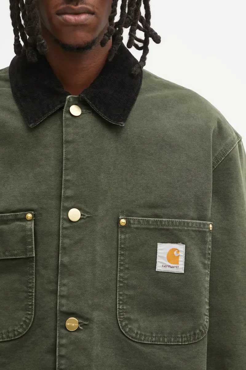 giacca in cotone OG Chore Coat colore verde I035613.3CM4O miniatura 4