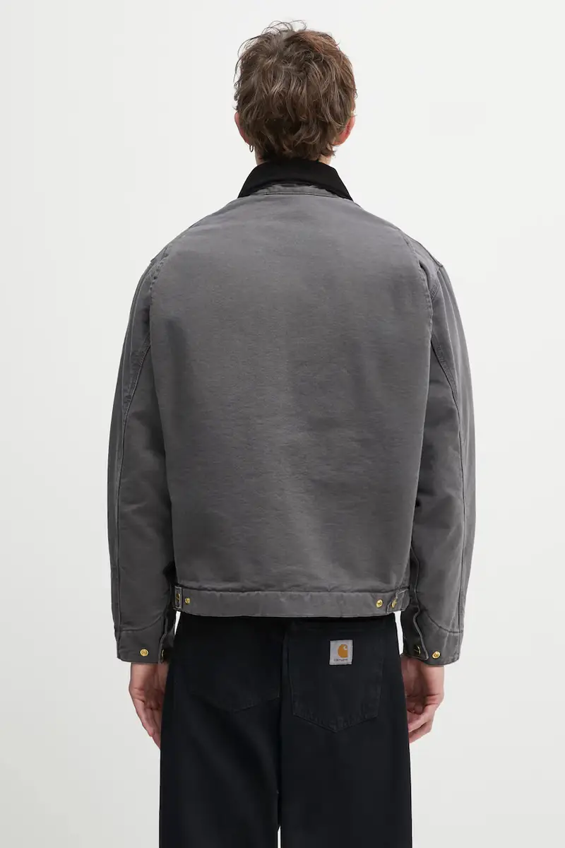 giacca in cotone OG Detroit Jacket colore grigio I035614.3CL4O miniatura 3